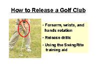 Click to enlarge image(s) Video Golf Instruction - How to Release a Golf Club