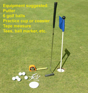 Golf Putting Learning Exercise